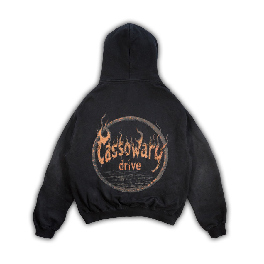 Distressed Double Zip-Up