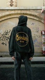 Distressed Double Zip-Up