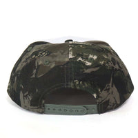 Cassowary Drive V2 Camo Short Brim — back view showing camo crown and snapback closure